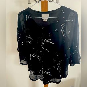 Vintage tradition flowy top size M